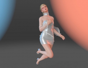 C4D ��ɫ�߼��󶨶�������-Ů��ķ���