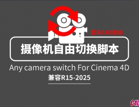 [ԭ��]����C4D������ӽ�ѭ���л��ű� Any camera switch For Cinema 4D R15-2025