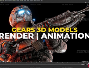 [������Ļ]C4D2024+Arnold��ŵ����Ⱦ��ս������ģ�Ͳ�����Ⱦ�̳�