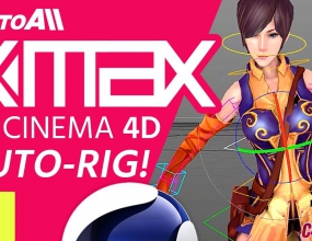 C4D��� ���ٳ����󶨲�� IKMAX v1.0 for Cinema 4D