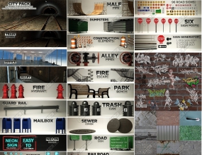C4D���н���������ͨ����ģ��Ԥ���ϼ�