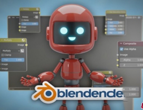 Blender�ڵ���ʿ���ģ����ɫ������Чͼ�����ָ߼��̳�