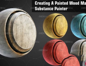 Substance Painter����ľ����ͼ���ʵĽ̳�(Ӣ����Ļ) ����һ����ɫ��ľ