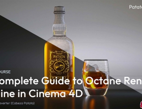 Octane��Ⱦ��C4D�߼�������ƿ����������Ⱦ�̳�