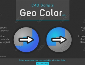 C4D������ɫ�ű� Geo Color - v1.1 Cinema 4D Scripts