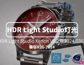C4D���µƹ⻷���ӿ���Ⱦ������� Lightmap HDR Light Studio Xenon V8.2.0.2024.0301