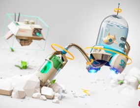 Blenderˮ��ݼ�����Ӳ�������β��߽�ģ���ʰ󶨶�����Ⱦ�̳�