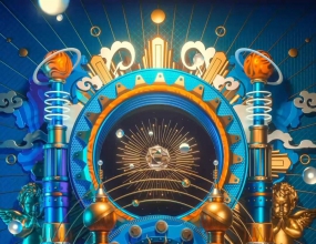 C4D+OCTANE�����绪������̫��ɽ���⶯����Ʒ����
