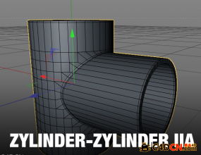 C4D���߽�ģ������򶴹��� Zylinder-Zylinder IIa