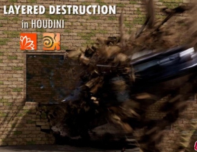 Houdiniǽ�ڷֲ���и߼��������Ӳ�ͬϸ��Ч����Ч�̳�